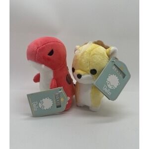 Bellzi Rexxi Tyrannosaurus & Lioni The Lion Plush Lot